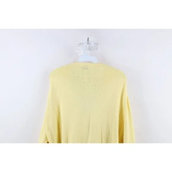 Vtg 60s 70s Brooks Brothers Mens 46 Sea Island Cotton Knit V-Neck Sweater USA
